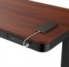 Bieżnia Urevo U1 Smart Walkingpad + Biurko regulowane elektrycznie TUCKANO czarny/orzech